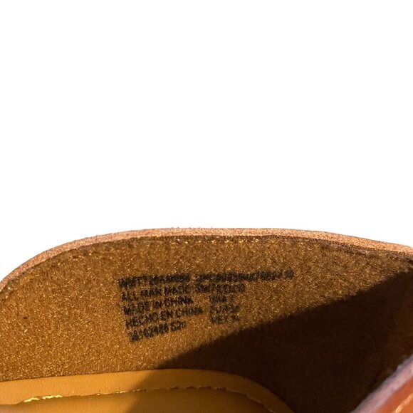 Time and Tru Herarche Sandals Women's Size 7 Brown Memory Foam Flat Shoes NWOT - Picture 7 of 7